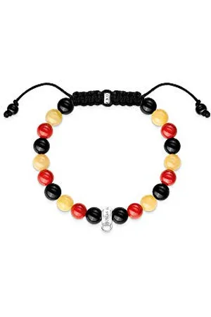 Thomas Sabo Charm Club X0260-962-7-L24v - Bracciale in Argento Sterling 925 Brunito, 24 cm