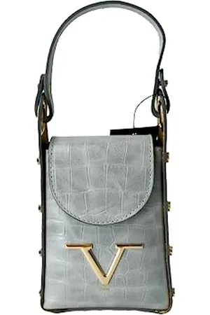 19V69 Italia V ITALIA LEATHER BAG COCCO WASH GREY