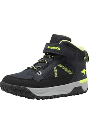 KangaROOS Stivali da neve unisex K-NB GARP EV, blu navy/lime, 38 EU, , 38 EU