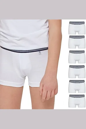 Pompea Pack 6 Pezzi Boxer Bambino Cotone e Elastico Rigato