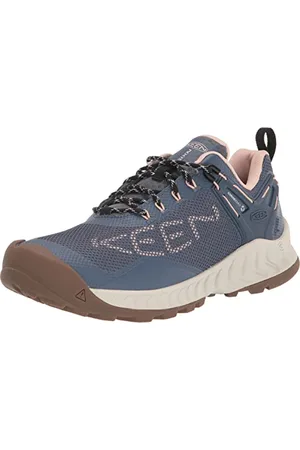Keen Nxis Evo Impermeabile, Scarpe da Trekking Donna, Vintage Indaco Peachy, 35 EU