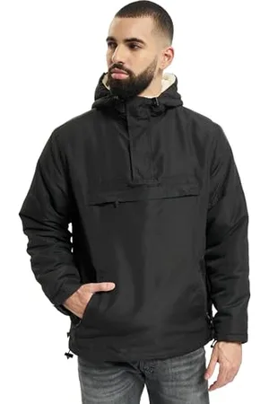 Brandit Sherpa Windbreaker, Uomo, Black, XL