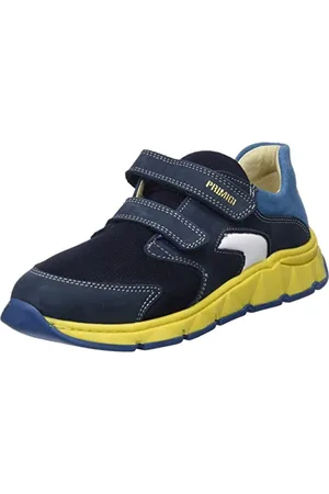 Primigi Falcon, Scarpe da Ginnastica Uomo, Blu-Azzurro, 34 EU