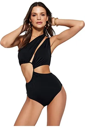 Trendyol Costume da Bagno in Maglia Tinta Unita, , 0 Donna