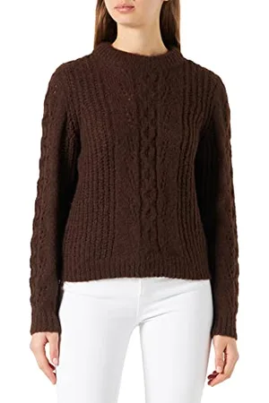 Pieces® Pcassandra LS O-Neck Knit BF BC Maglione, , L Donna