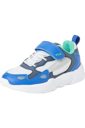 Fila Ventosa CB Velcro Kids, Scarpe da Ginnastica, White Navy Surf The Web, 34 EU