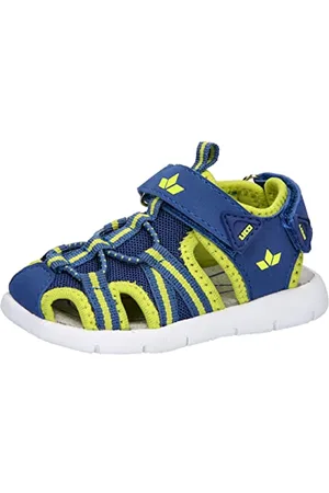 LICO Nikita VS, Scarpe per Chi Inizia a Camminare, Blau/Lemon, 20 EU