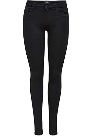 ONLY Royal Reg Skinny Jeans Pim600 Noos Pantaloni Donna, (Black C-N10), SmalL32L