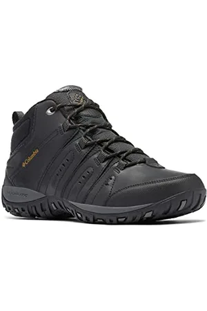 Columbia Woodburn 2 Chukka WP Omni-Heat, Scarpe da Trekking Impermeabili Uomo, Black/Goldenrod 2024 , 43 EU