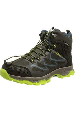 CMP KIDS BYNE MID WP OUTDOOR SHOES, Scarpe Sportive da Bambini Unisex - Bambini e ragazzi, Antracite-Acido, 28 EU