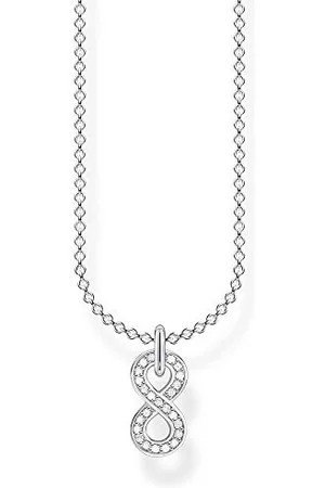 Thomas Sabo Collana da Donna in Sterling 925, Lunghezza 38-45 cm