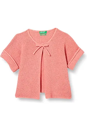 Benetton Maglia Coreana M/M 149gc5009, Maglione Cardigan Bambine E Ragazze, , 110