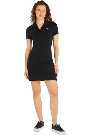 Calvin Klein Jeans Milano Utility Dress J20J222532 Vestiti Aderenti e Svasati, (CK Black), M Donna