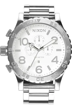 Nixon Orologio Analogico al Quarzo Giapponese Uomo con Cinturino in Acciaio Inossidabile A1389-488-00