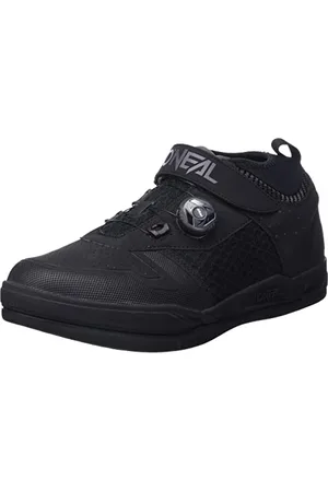 Oneal | Scarpe da Mountain Bike | MTB Downhill Freeride | Vegan | SPD Pedal Plate Compatible, Quick Lace System, Breathable | Session SPD V.22 Shoe | Adult | Black Grey | Size 43