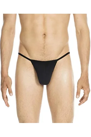 Hom Uomini G-String, Plume, 359931, S, M, L, XL - Vari Colori: Color: Black | Size: Large