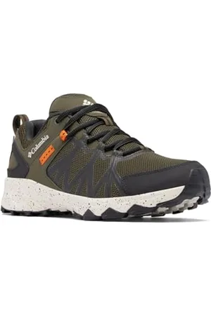 Columbia Peakfreak 2 Outdry, Scarpe da Trekking Basse Uomo, Deep Olive/Desert Sun , 40 EU