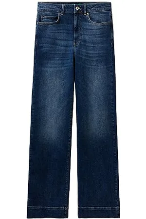 Benetton Pantalone 4orhde00q, Jeans Donna, Denim 901, 30