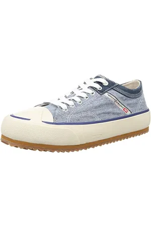 Diesel Principia, Sneakers Uomo, Light Blue/Vintage Indigo-H8955, 39 EU