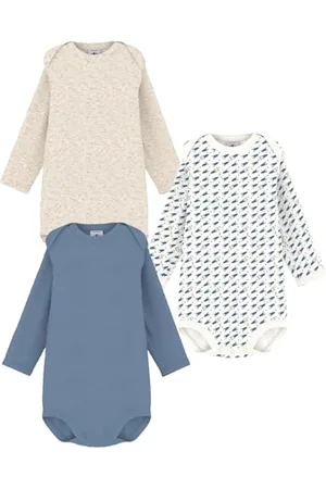 Petit Bateau A0BEE Body A Maniche Lunghe Unisex - Bimbi 0-24 3 Mesi