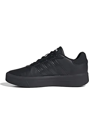 adidas Court Platform Shoes, Scarpe Donna, Core Black/Core Black/Cloud White, 42 EU
