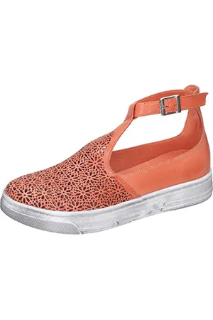 Manitu Stivaletti da Donna, Stivali alla Moda, Colore: Arancione, 39 EU