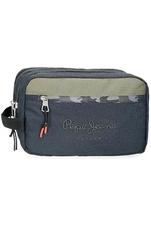 Pepe Jeans Cromwell Beauty case a due scomparti adattabile 26 x 16 x 12 cm Poliestere, , Taglia unica, Beauty case a due scomparti adattabile
