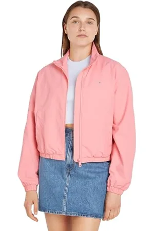 Tommy Hilfiger Giacca Donna Windbreaker Giacca da Mezza Stagione, (Tickled Pink), XXS