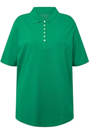 Ulla Popken Polo Basic 637297 T-Shirt, , 52/54 IT Donna