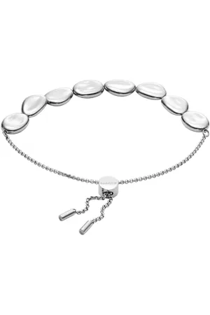 Skagen Anja Pebbles SKJ1832040 - Bracciale da donna in acciaio inossidabile, taglia unica, in acciaio inossidabile, non è una pietra preziosa, talla única, Acciaio inossidabile, Nessuna pietra