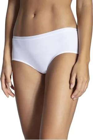 Calida Natural Comfort Slip, (Weiss 001), 50 (Taglia Produttore: Medium) Donna