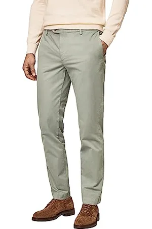 Hackett Hackett Nucleo Kensington Pantaloni, Verde Polvere, W30 / L34 Uomo