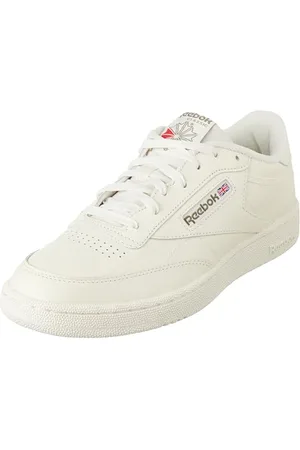 Reebok Club C 85, Scarpe da Ginnastica Uomo, CHALK/CHALK/HUNGRN, 44 EU