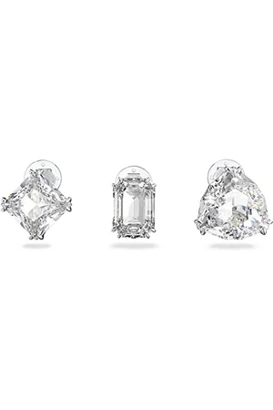Swarovski Orecchino a Clip Millenia, Singolo, Set, , Placcato Rodio