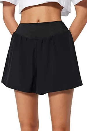 Trendyol Women High Waist Wide Leg Regular Fit Shorts Pantaloncini, , XS Donna