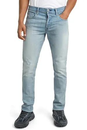 G-Star 3301 Slim Jeans, Jeans Uomo, (Sun Faded Mirage Blue 51001-d498-g316), 34W / 30L