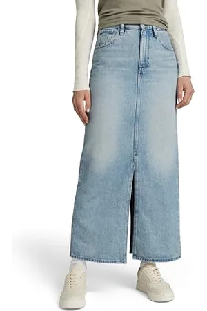 G-Star Donna Viktoria Long Skirt, (sun faded fogbow D24385-D436-G671), 29