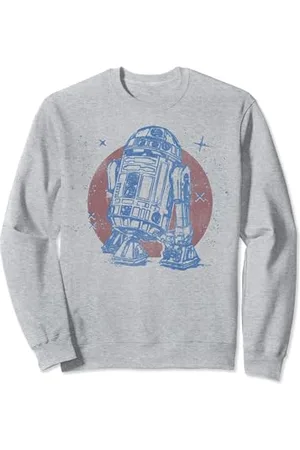 STAR WARS R2-D2 Vintage Neon Retro Sparkly Badge Felpa