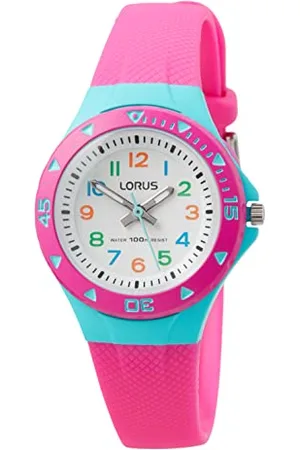 Lorus Orologio Analogico Quarzo Bambina con Cinturino in Silicone R2351MX9