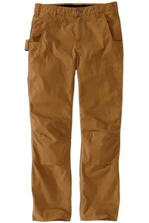 Carhartt Steel Rugged Utility Work Pant, Pantaloni Work Utility Uomo, ( Brown), W30 / 32L