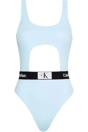 Calvin Klein Cut out One Piece-RP KW0KW02260 Costume da Bagno con Tagli, (Keepsake Blue), XS Donna