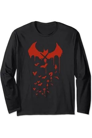 DC Comics Originals Batman Arkham Knight Bats X Drip Maglia a Manica
