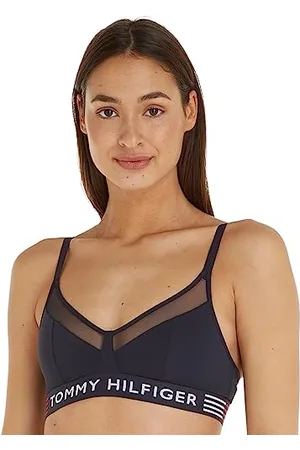 Tommy Hilfiger Reggiseno a Triangolo Donna Elasticizzato, (Desert Sky), L