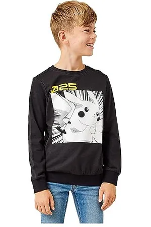 NAME IT Nkmnis Pokemon Sweat Bru W Hood Noos Bfu Felpa con Cappuccio, , 158/164 cm Bambino