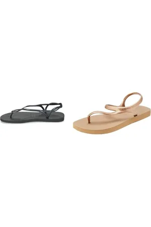 Havaianas Infradito Nero 35/36 EU + Sandali Oro Rosa 35/36 EU