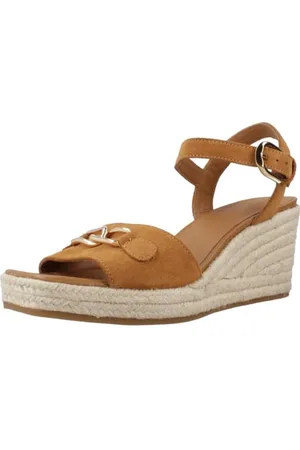 Geox D Panarea C, Sandali con Zeppa, , 40 EU