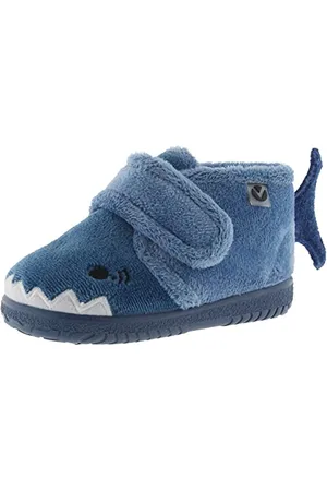victoria Pantofole Unisex Ojalá Pelliccia Animali & Strappo & Suola Abbinata 105119 per Bambini Azul 24
