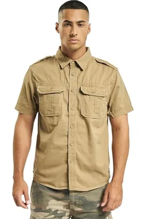 Brandit Vintage Shirt Short Sleeve, Uomo, , 4XL