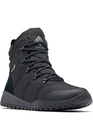 Columbia Fairbanks Omni-Heat, Stivali da Neve Uomo, Black/Titanium II , 48 EU