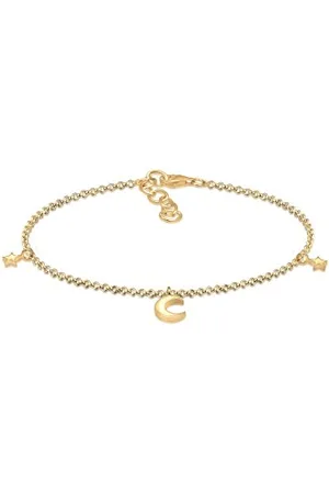 Elli Bracciale da Donna Placcato , Luna e Stelle